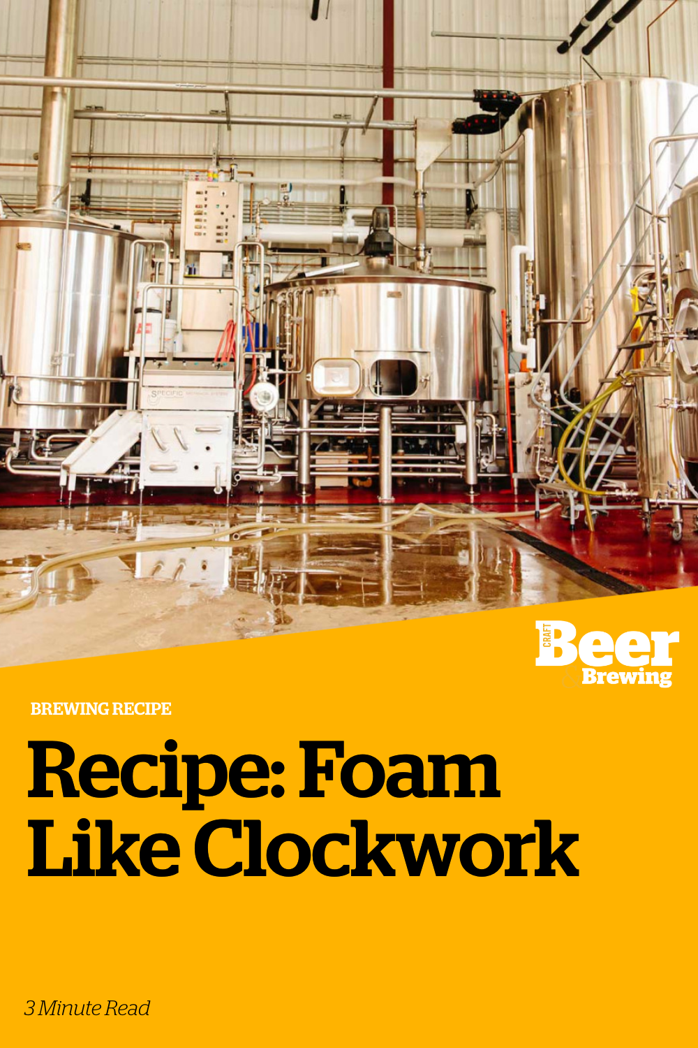 Recipe Foam Like Clockwork Craft Beer & Brewing