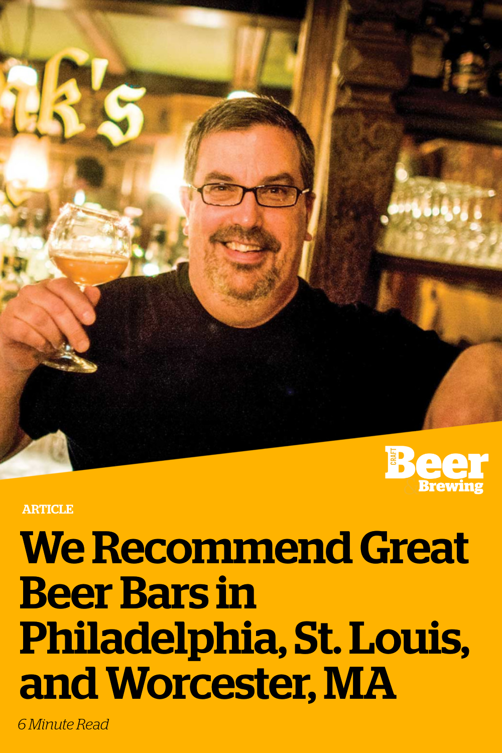 We Great Beer Bars in Philadelphia, St. Louis, and Worcester
