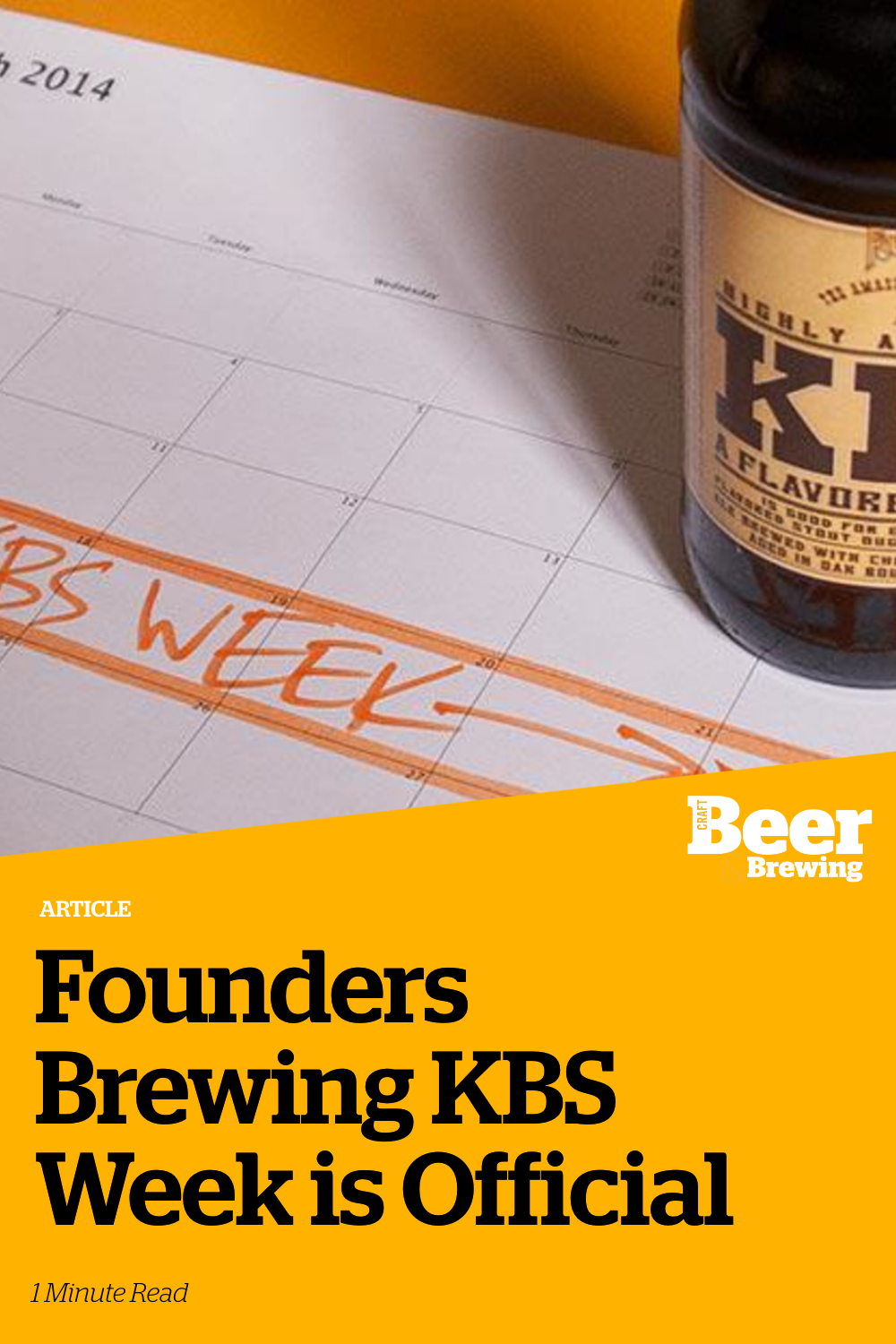 Founders Brewing KBS Week is Official Craft Beer & Brewing