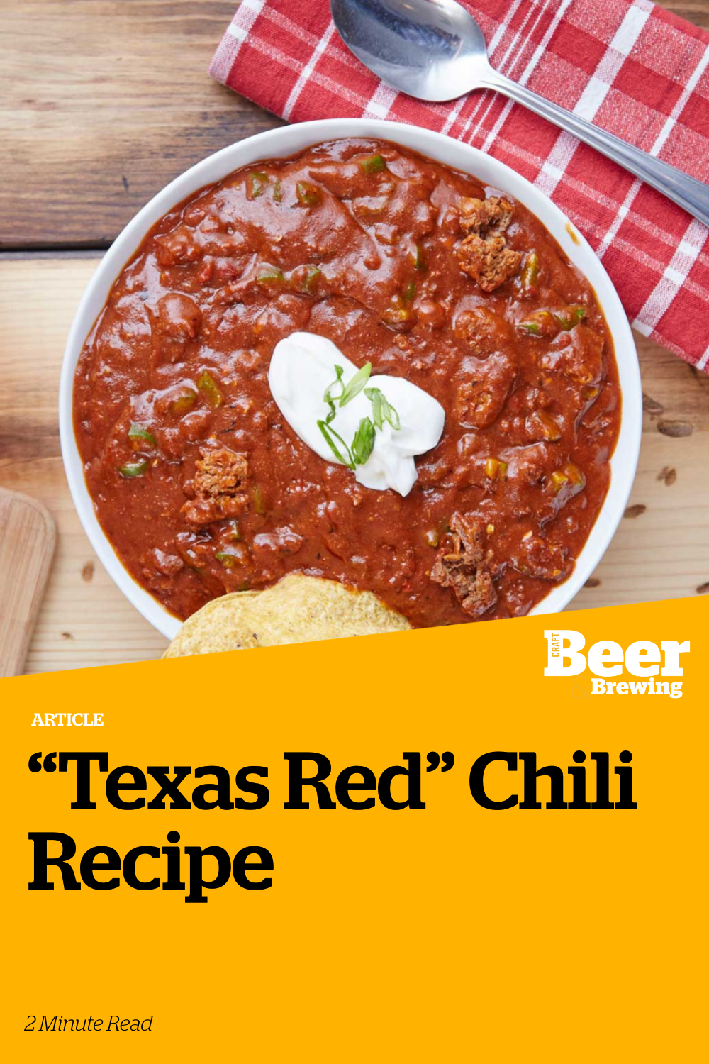 “Texas Red” Chili Recipe Craft Beer & Brewing