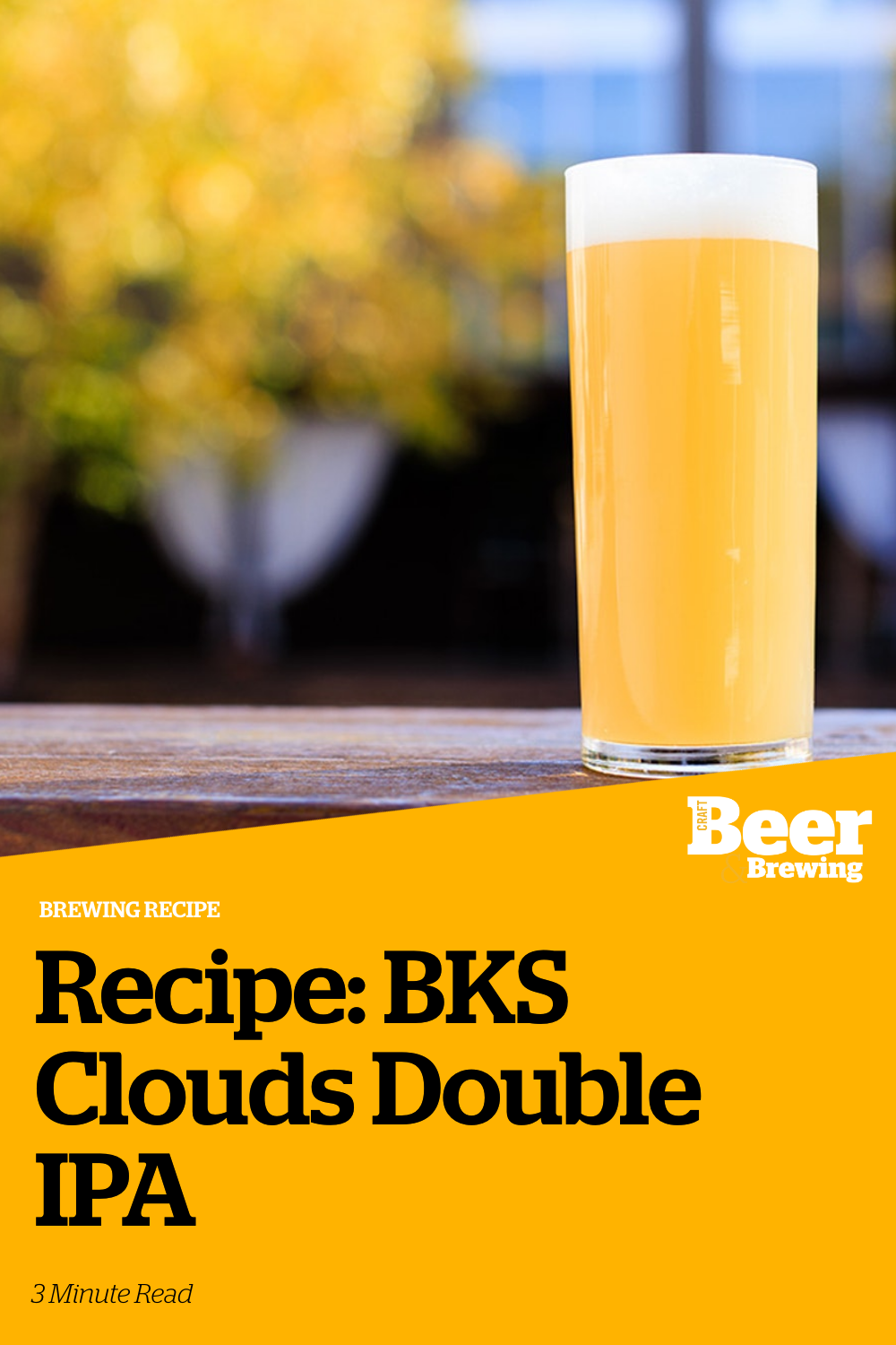 Recipe BKS Clouds Double IPA Craft Beer & Brewing