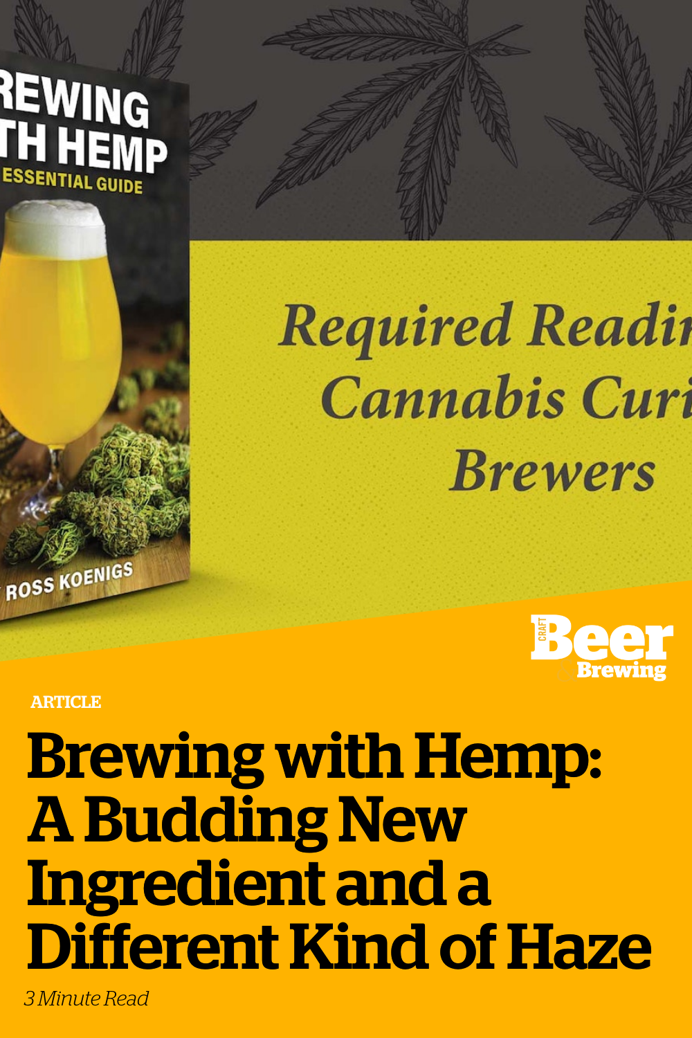 Brewing with Hemp A Budding New Ingredient and a Different Kind of