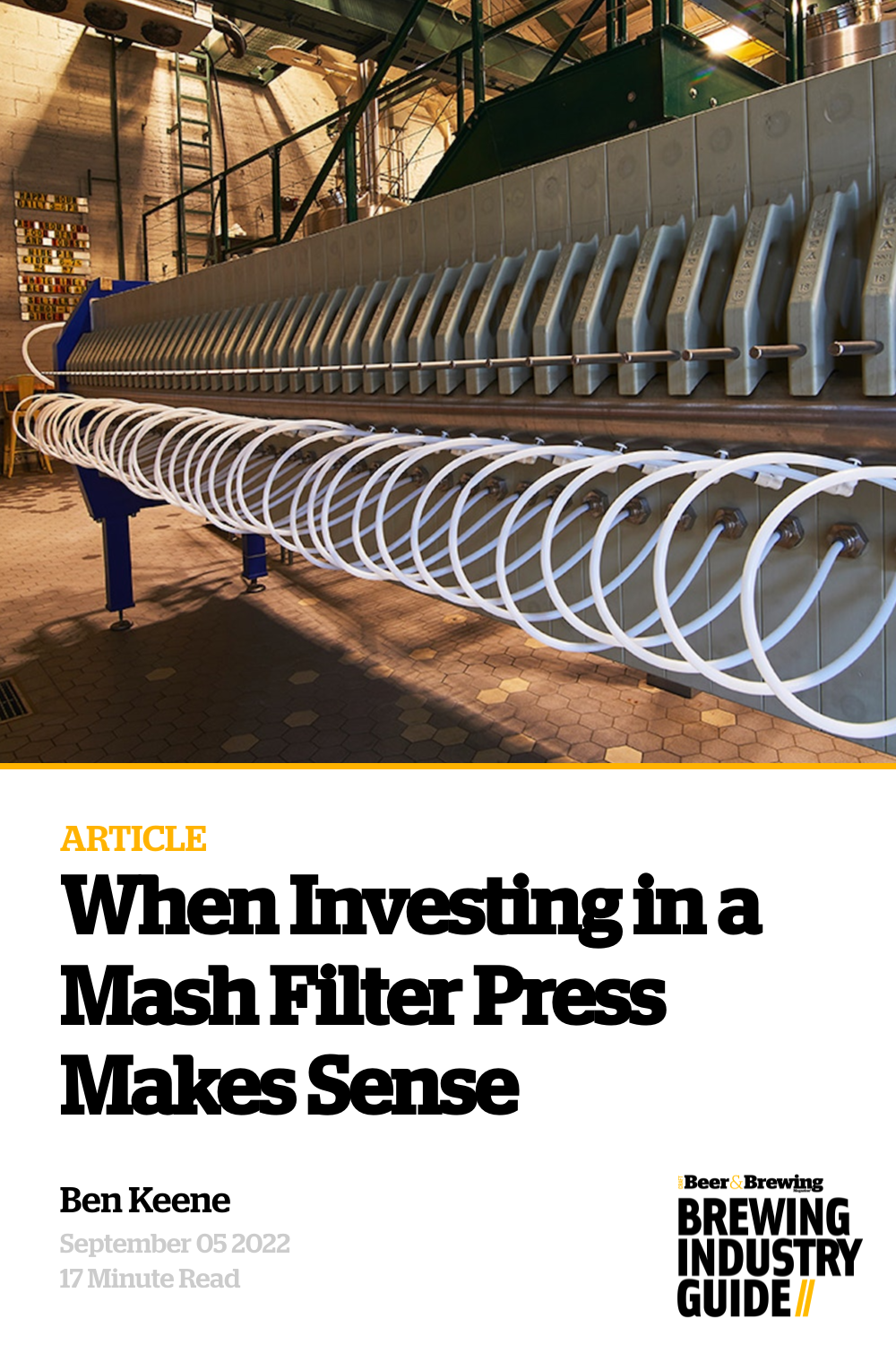 When Investing in a Mash Filter Press Makes Sense Brewing Industry Guide