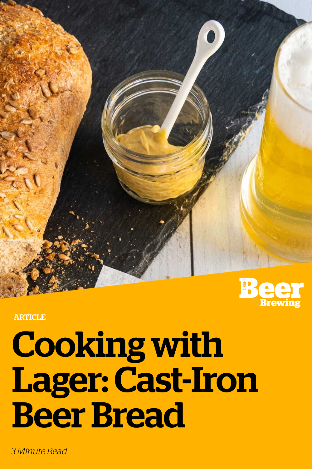 Cooking with Lager CastIron Beer Bread Craft Beer & Brewing