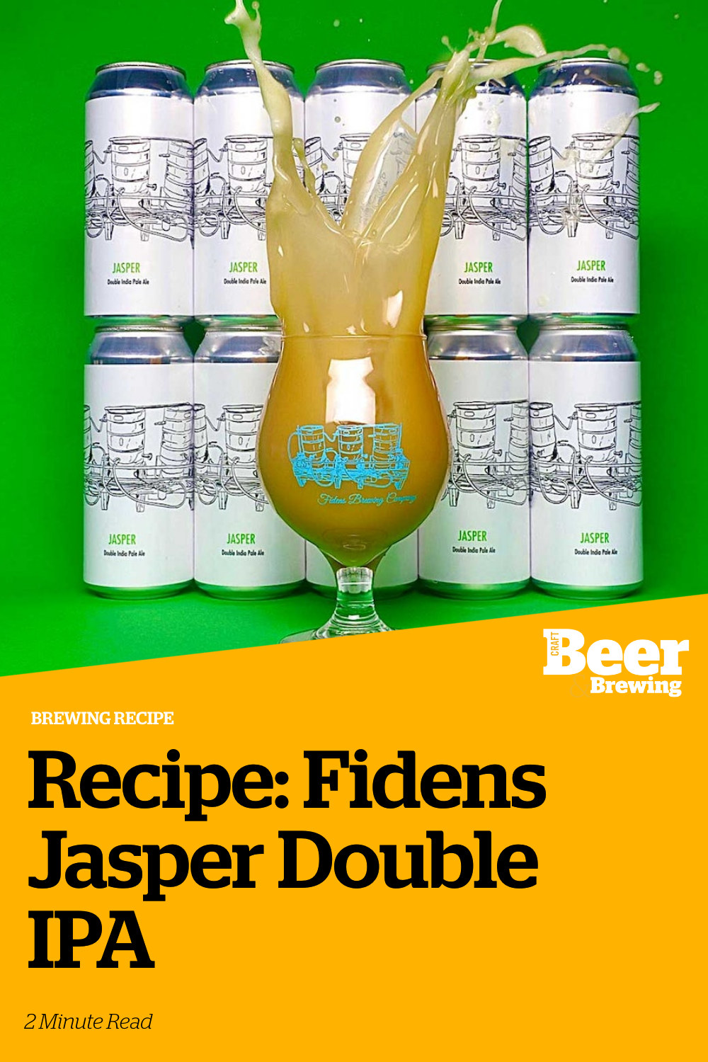 Recipe Fidens Jasper Double IPA Craft Beer & Brewing