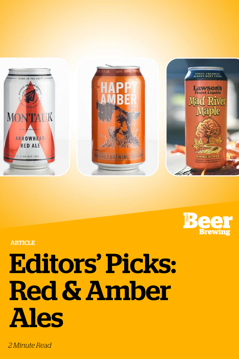 Editors’ Picks Red & Amber Ales Craft Beer & Brewing