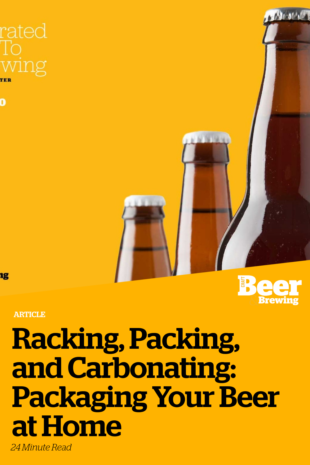 Racking, Packing, and Carbonating Packaging Your Beer at Home Craft