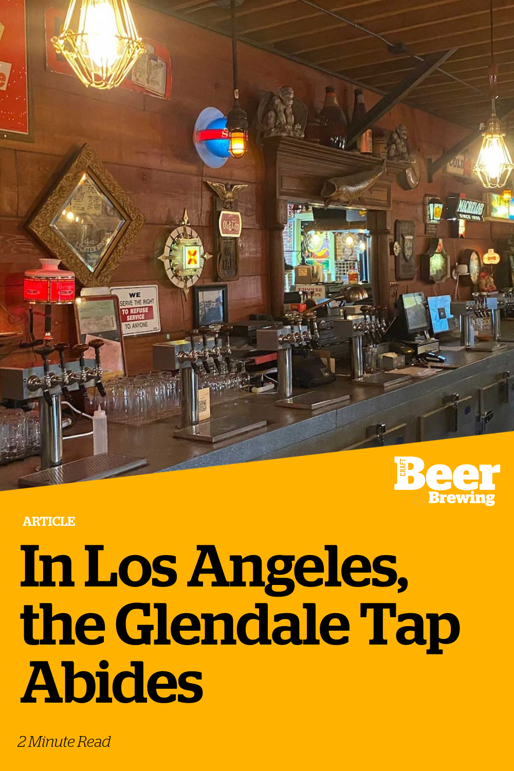 In Los Angeles, the Glendale Tap Abides Craft Beer & Brewing