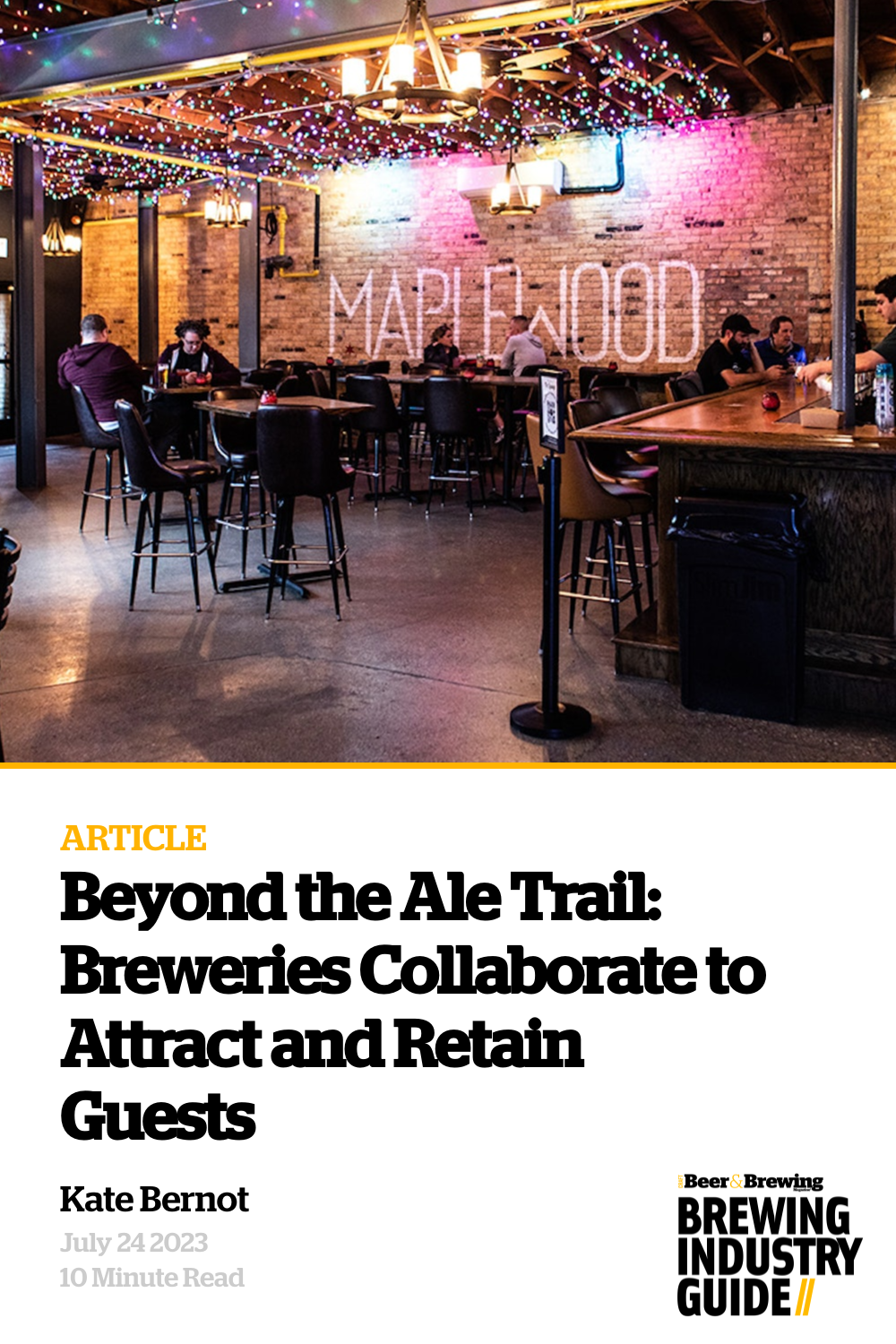 Beyond the Ale Trail Breweries Collaborate to Attract and Retain