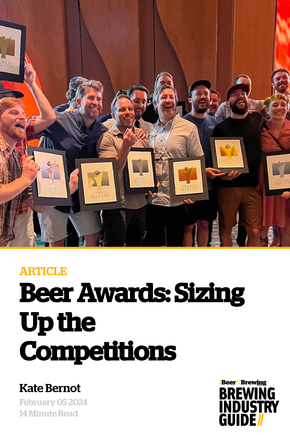 Beer Awards Sizing Up the Competitions Brewing Industry Guide