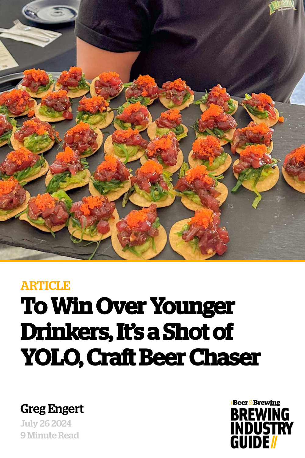 To Win Over Younger Drinkers, It’s a Shot of YOLO, Craft Beer Chaser ...