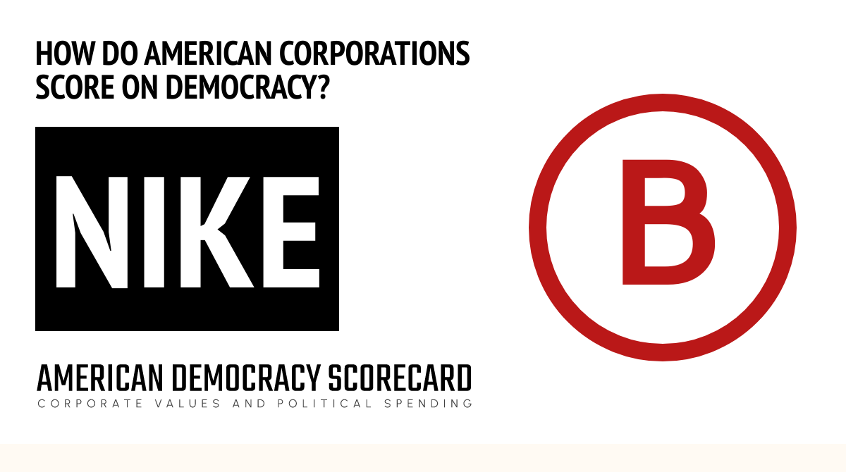 Nike Political Contributions Tracker American Democracy Scorecard
