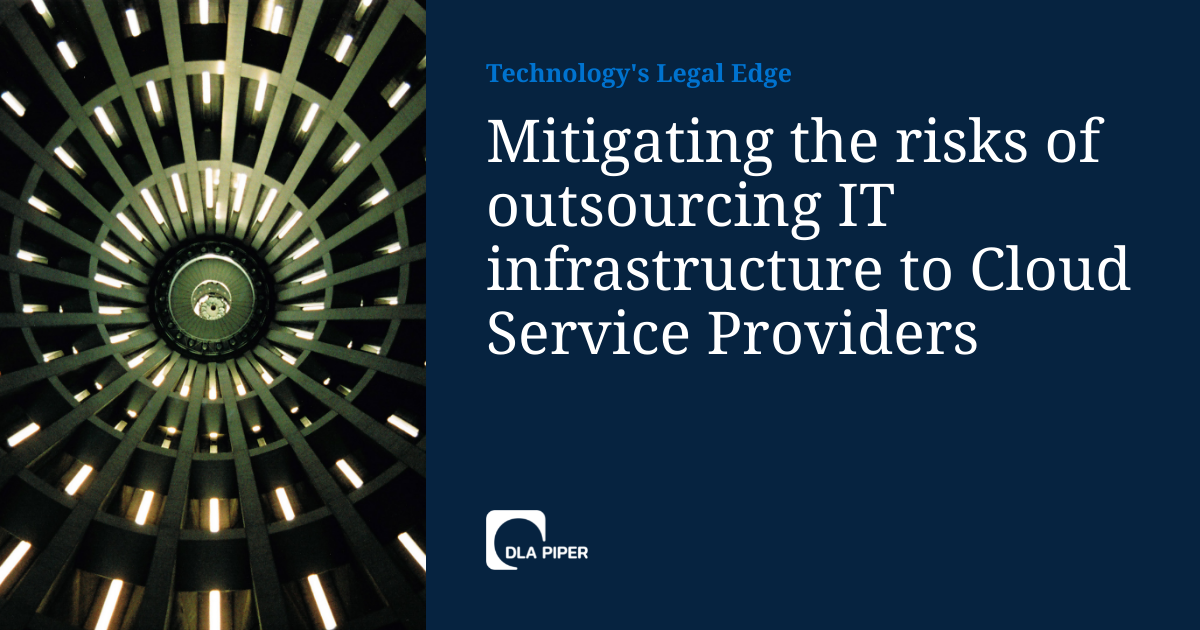 Mitigating the risks of outsourcing IT infrastructure to Cloud Service ...