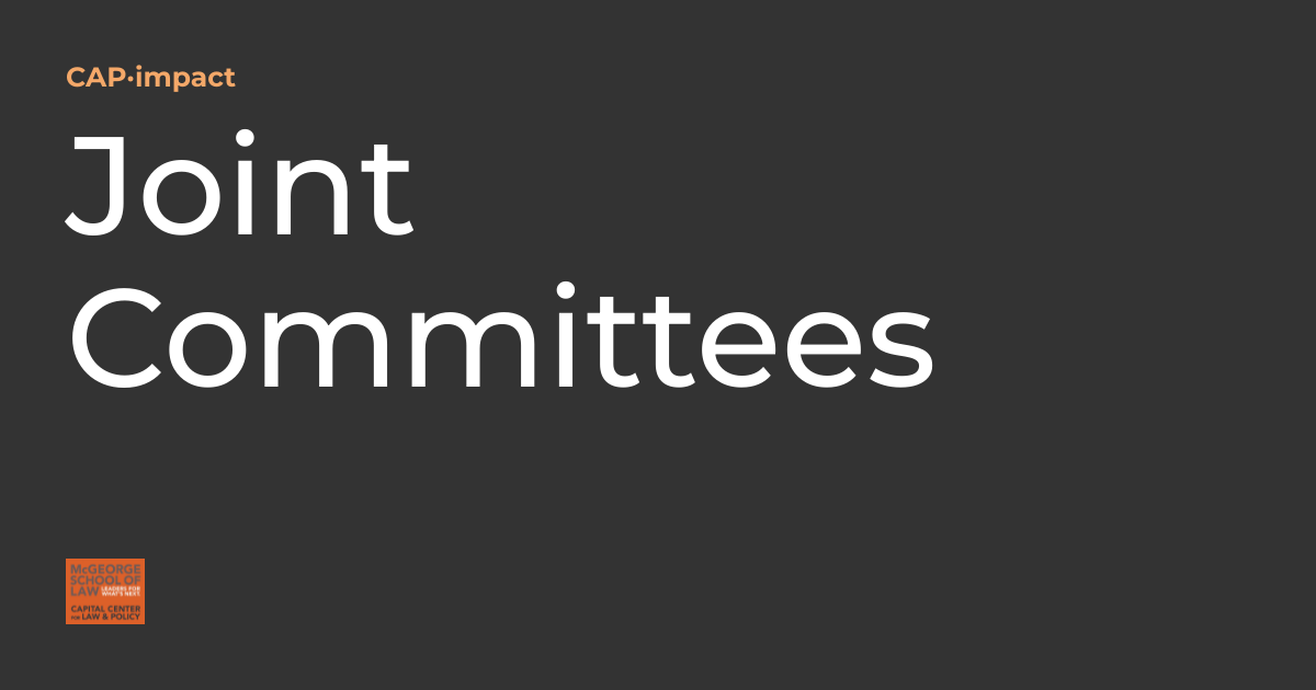 Joint Committees | CAP·impact