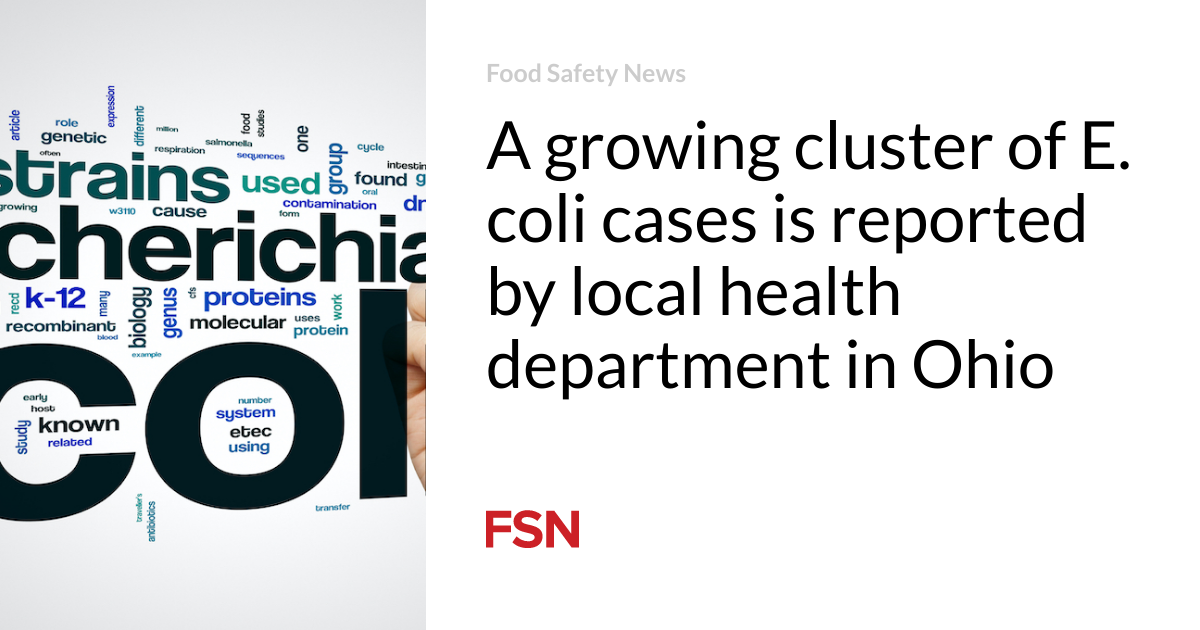 Un groupe croissant de cas d’E. coli est signalé par le service de santé local de l’Ohio