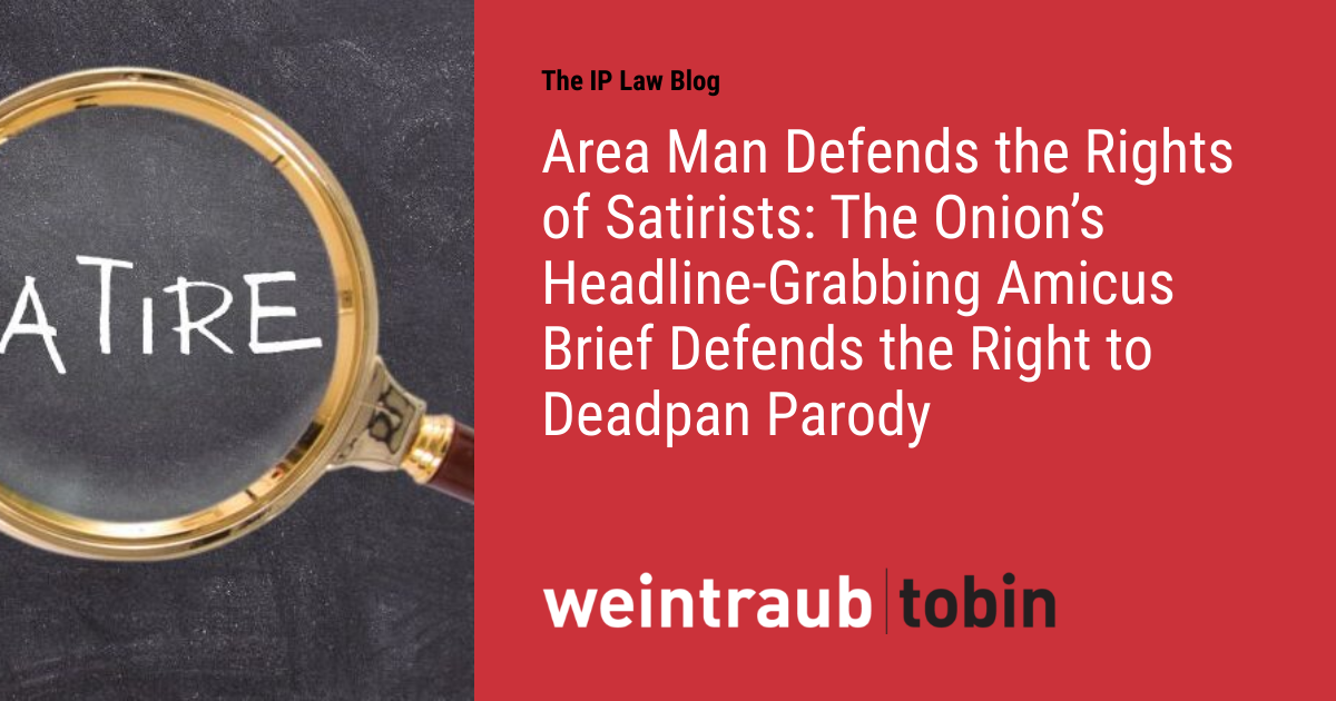 Area Man Defends the Rights of Satirists The Onion’s HeadlineGrabbing