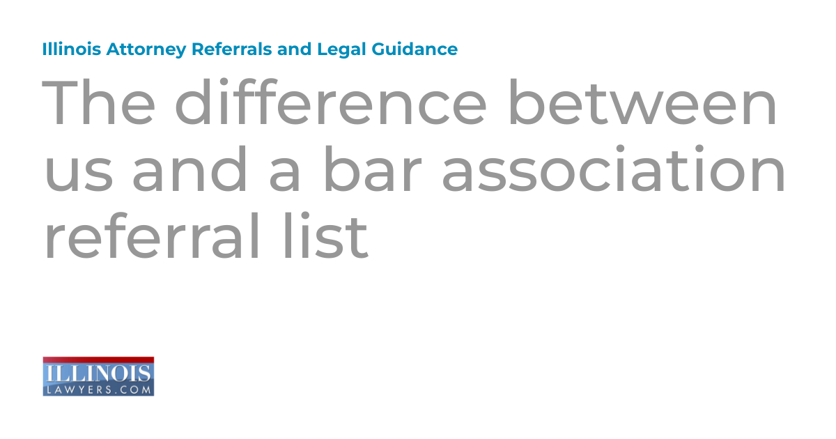 Bar Association Referral Services