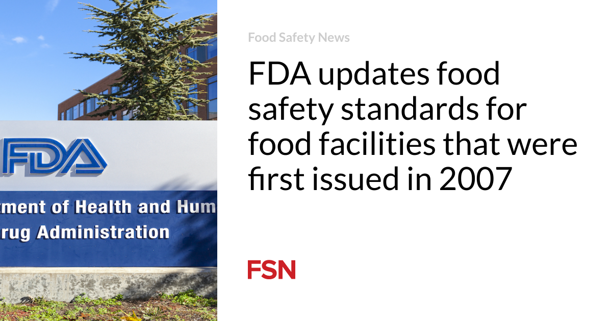 Fda deals food regulations