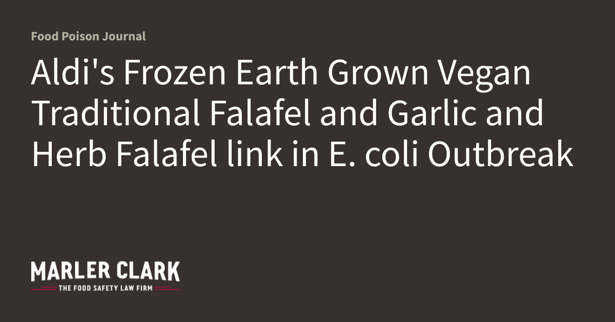 Aldi's Frozen Earth Grown Vegan Traditional Falafel and Garlic and Herb