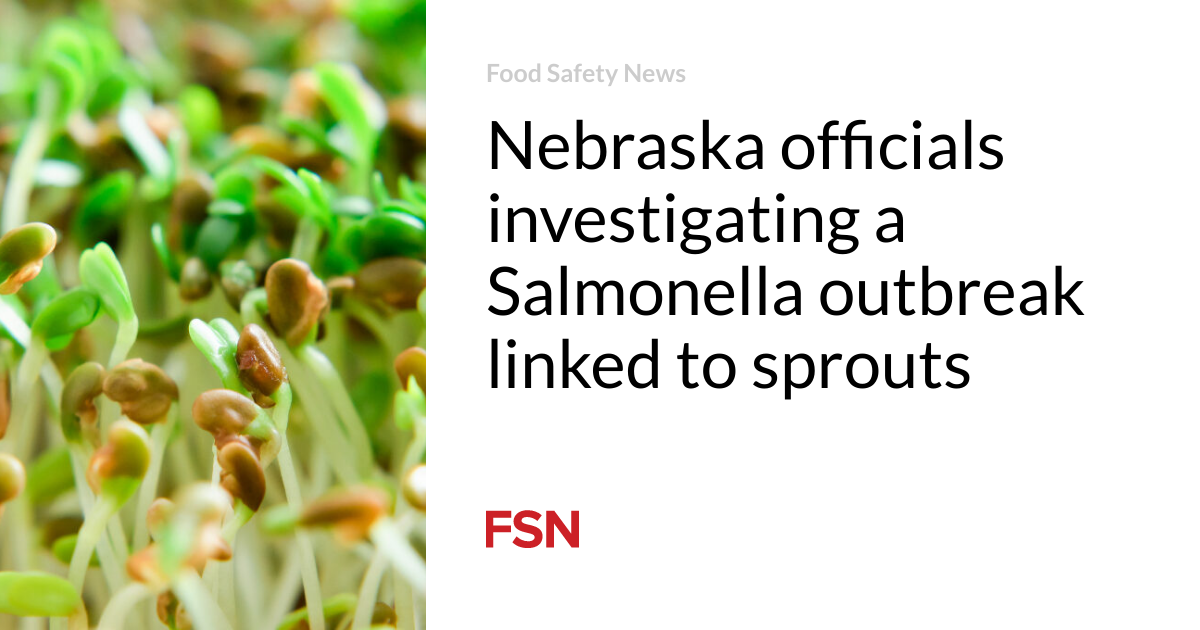 Nebraska officials investigating a Salmonella outbreak linked to