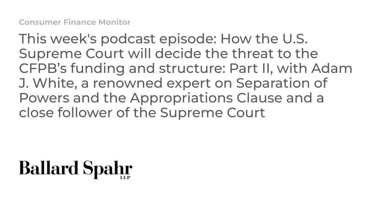 This week's podcast episode: How the U.S. Supreme Court will decide the ...