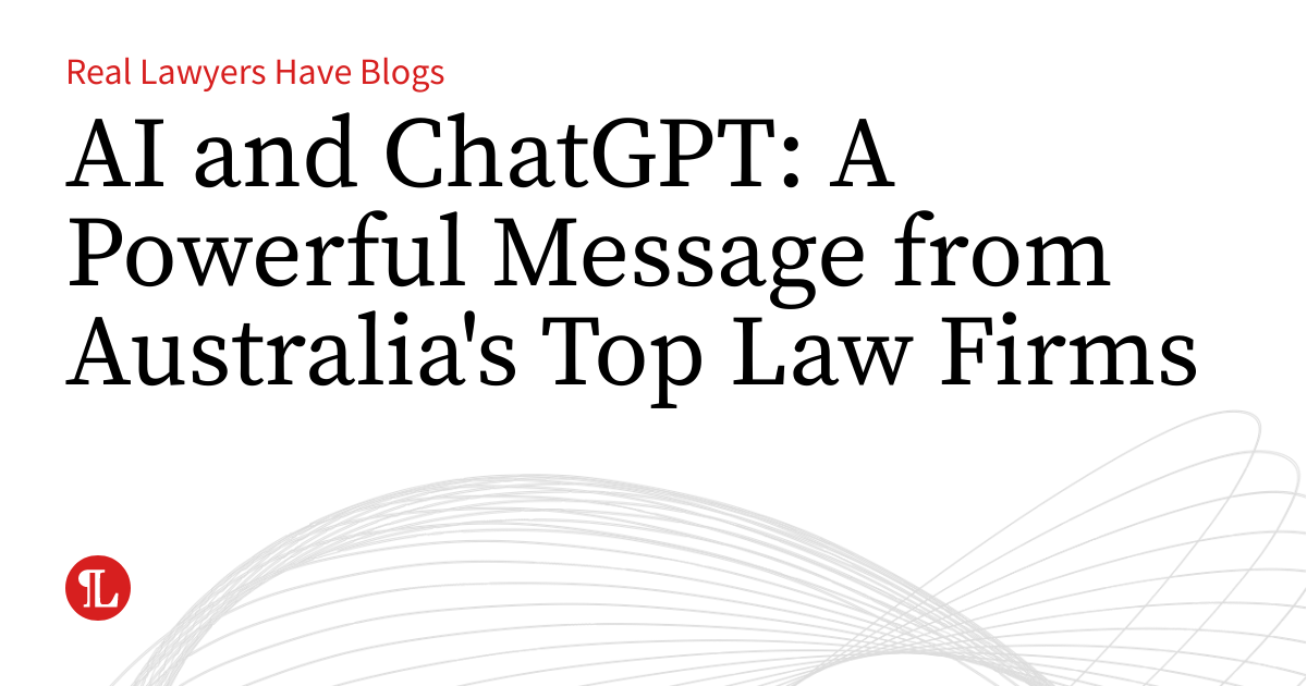 AI and ChatGPT A Powerful Message from Australia
