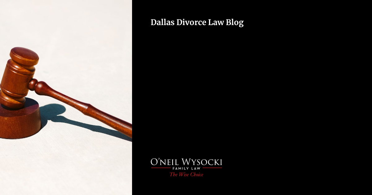 Rules Without a Ruling Part I Dallas Divorce Law Blog