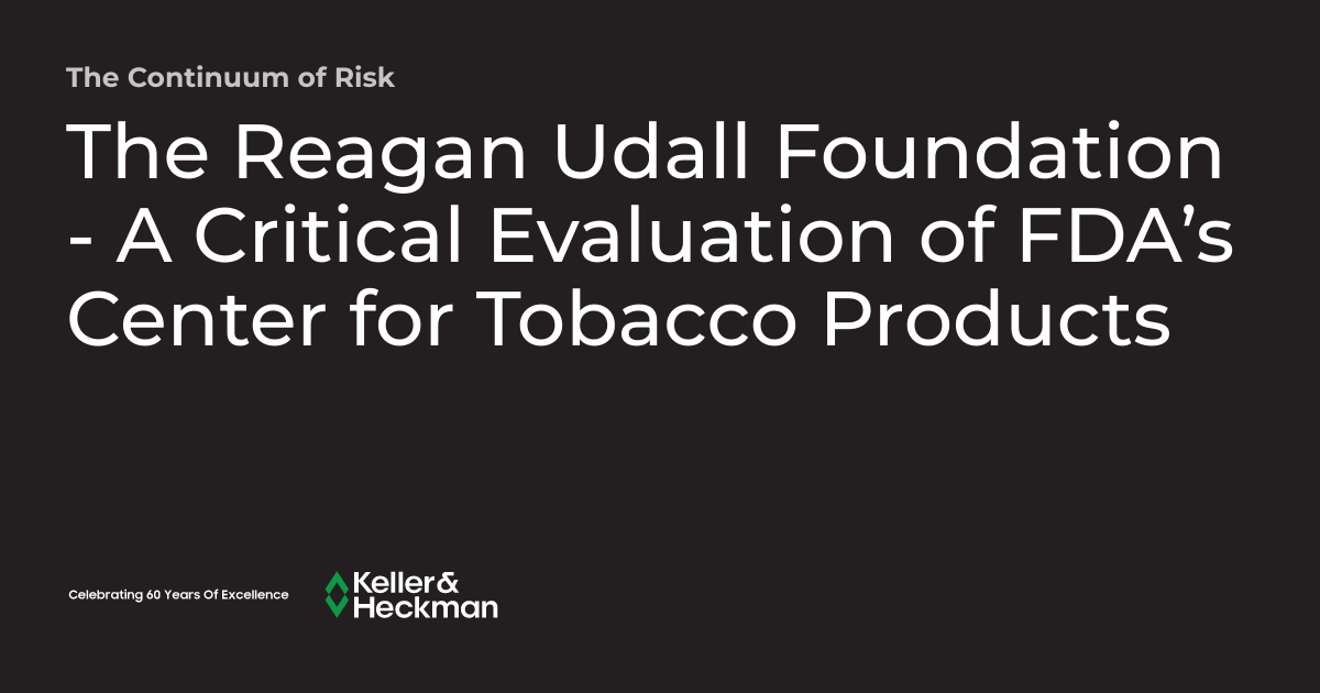 The Reagan Udall Foundation A Critical Evaluation of FDA’s Center for