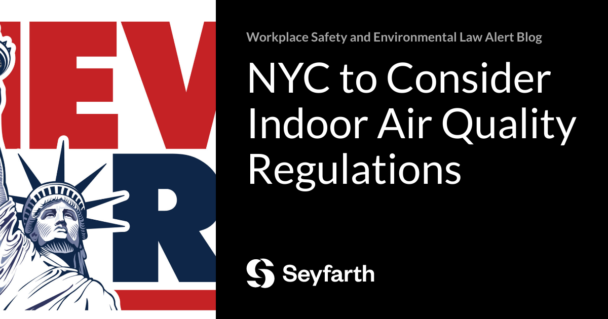 Picture Idea: Nyc To Consider Indoor Air Quality Regulations