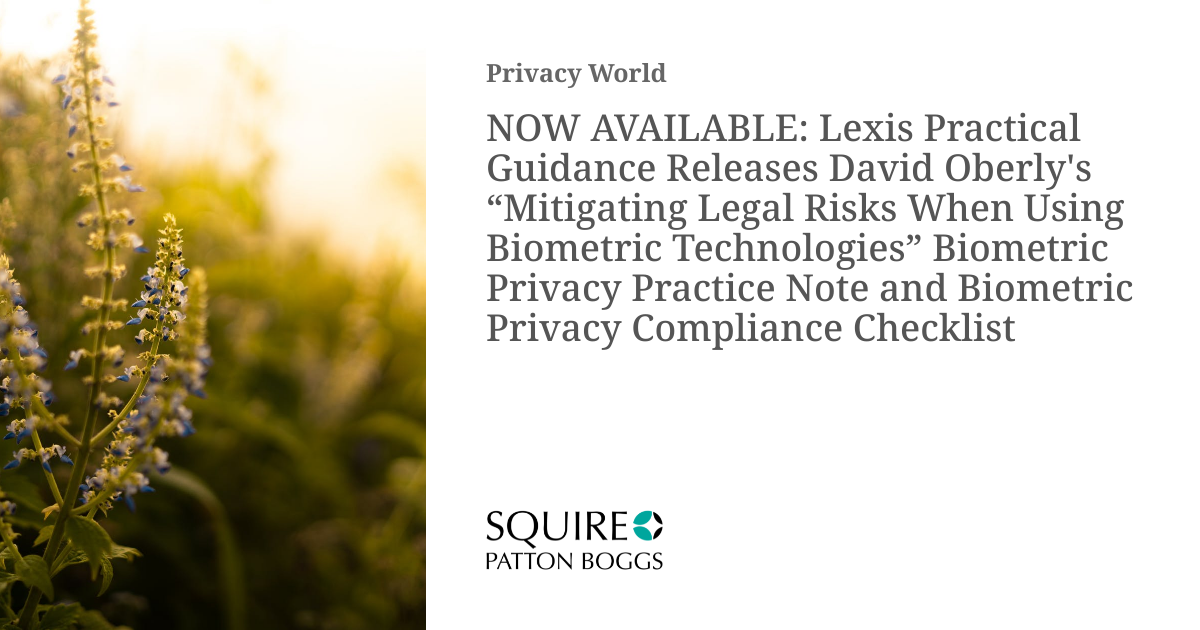 NOW AVAILABLE Lexis Practical Guidance Releases David Oberly's