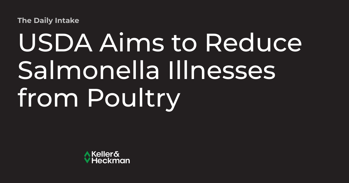 USDA Aims to Reduce Salmonella Illnesses from Poultry The Daily Intake