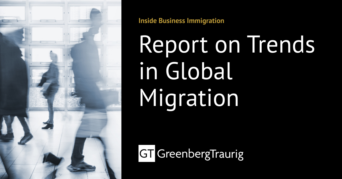 Report on Trends in Global Migration | Inside Business Immigration