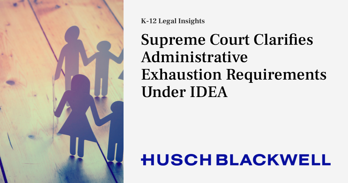 Supreme Court Clarifies Administrative Exhaustion Requirements Under