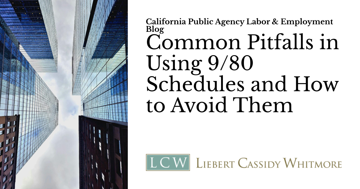 Common Pitfalls in Using 9/80 Schedules and How to Avoid Them