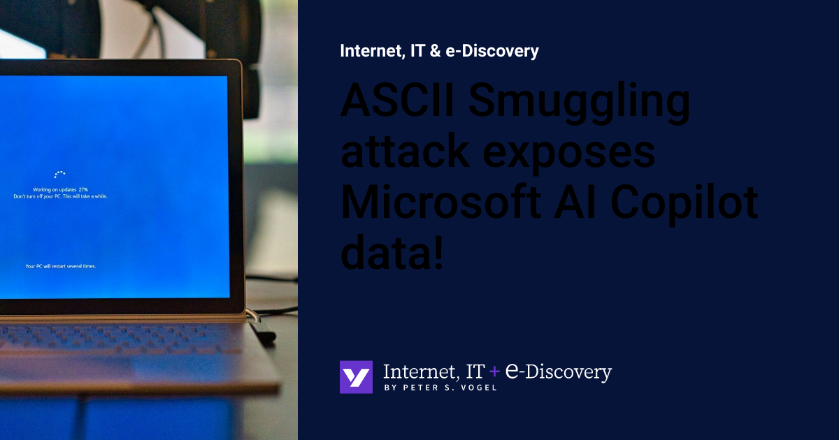 ASCII Smuggling attack exposes Microsoft AI Copilot data! | Internet ...