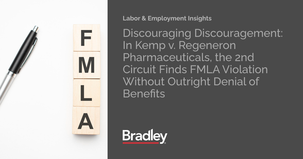 Discouraging Discouragement: In Kemp v. Regeneron Pharmaceuticals, the ...