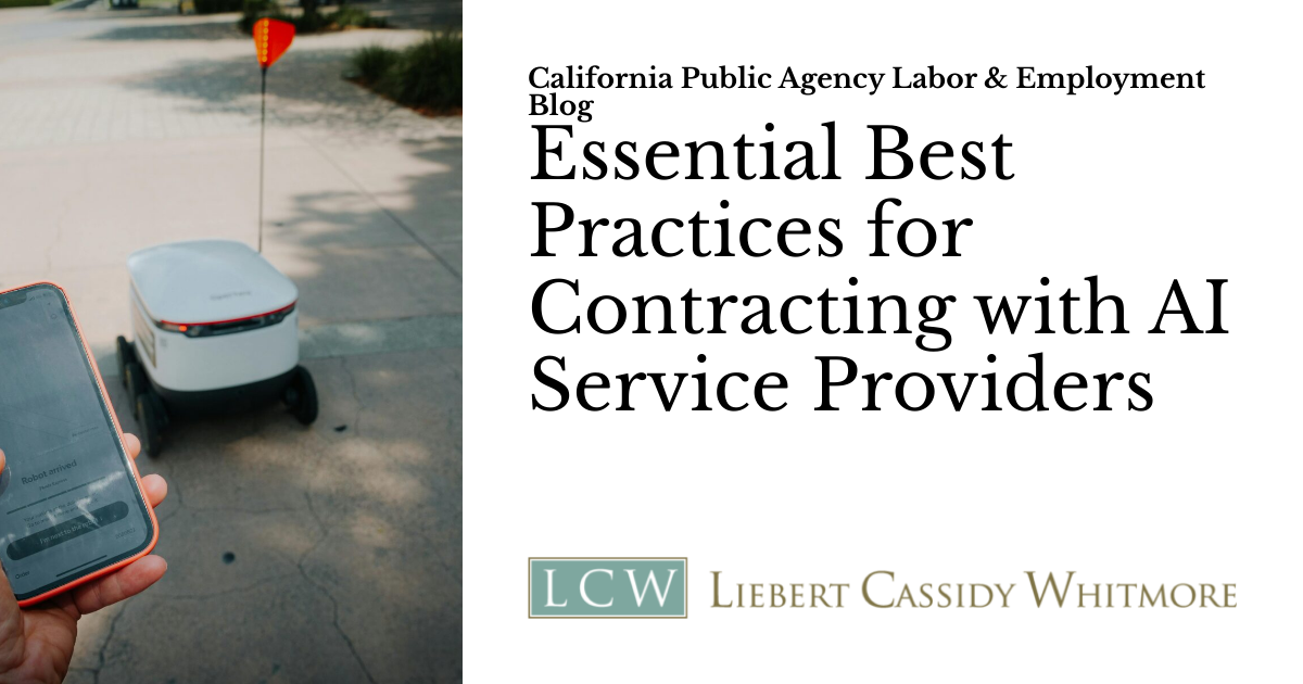 Essential Best Practices for Contracting with AI Service Providers