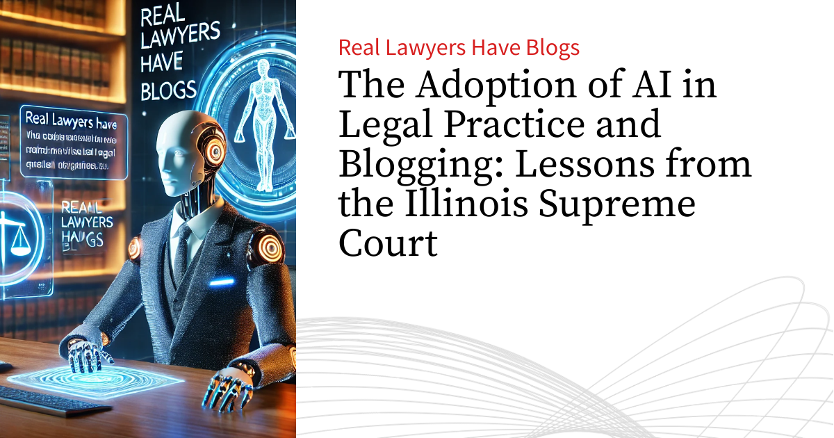 The Adoption of AI in Legal Practice and Blogging: Lessons from the ...