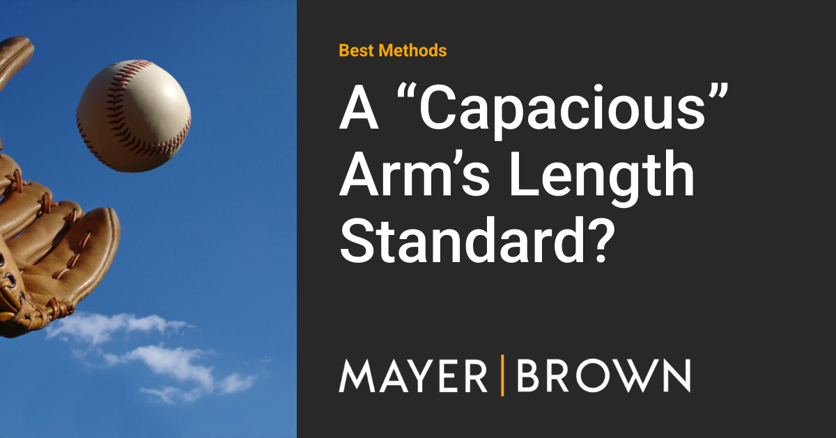 A “Capacious” Arm’s Length Standard? | Best Methods