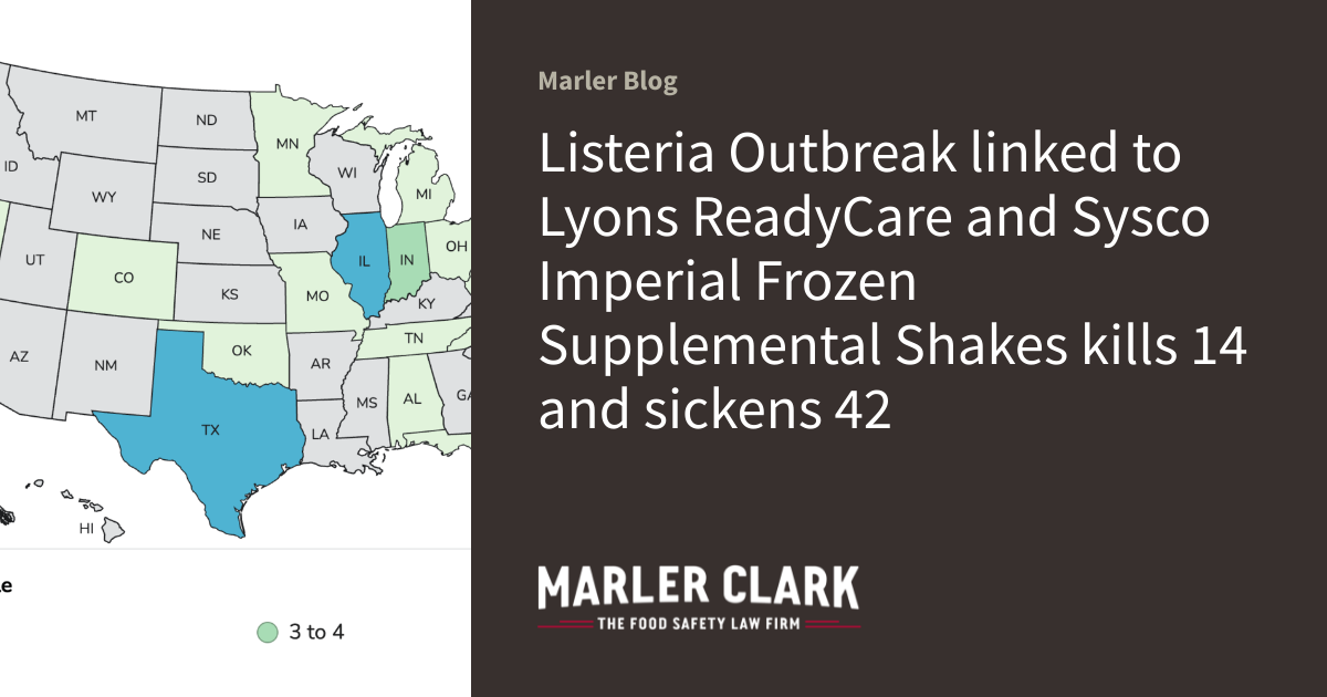 Lyons Readycare Sysco Imperial Listeria Outbreak Listeria Outbreak linked to Lyons ReadyCare and Sysco Imperial Frozen