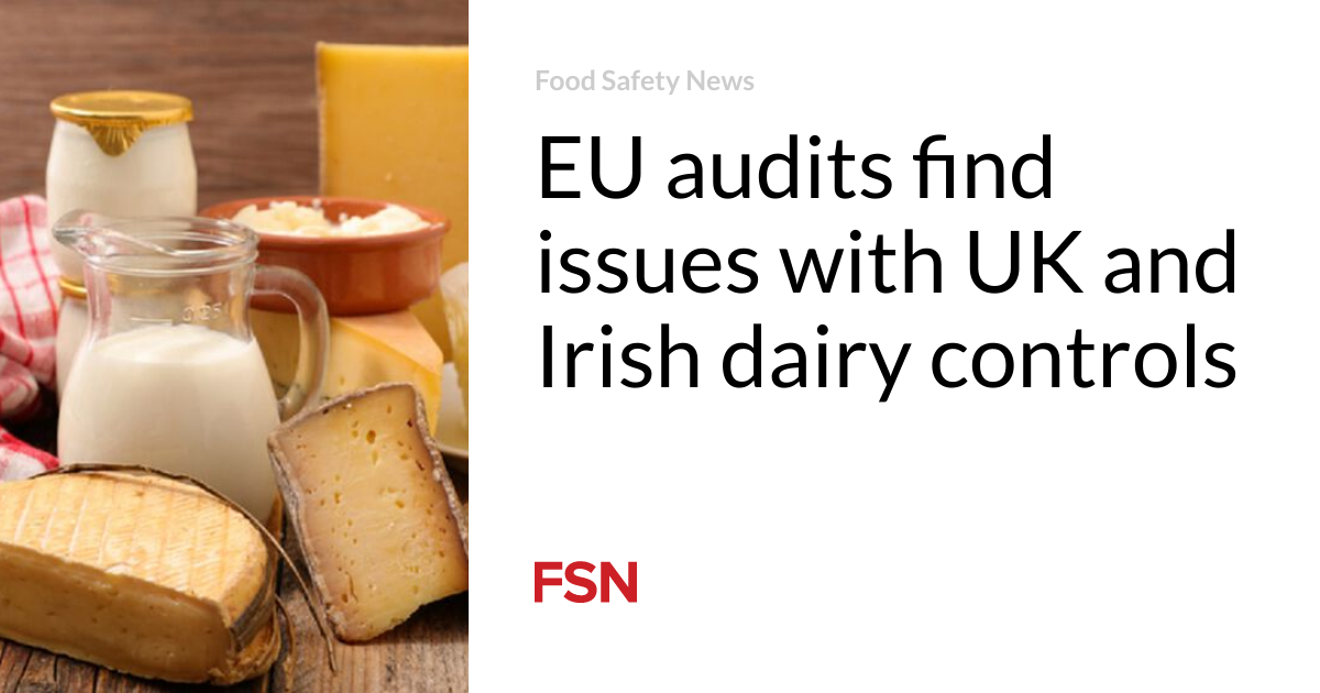 EU audits find issues with UK and Irish dairy controls