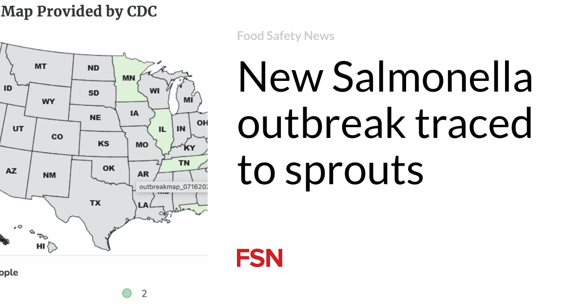 New Salmonella outbreak traced to sprouts