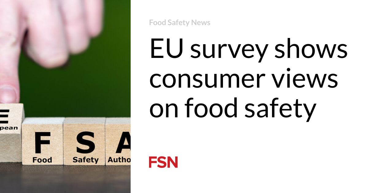 EUの調査では、食品の安全性に関する消費者の見解が示されています