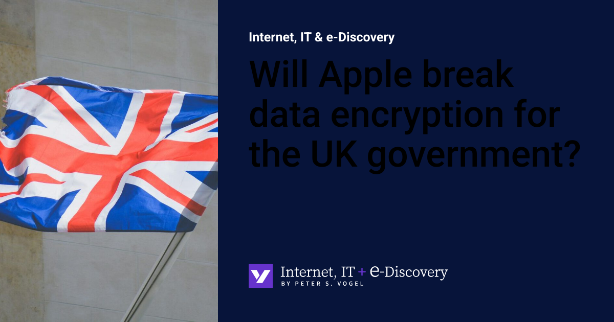 Will Apple break data encryption for the UK government? | Internet, IT ...