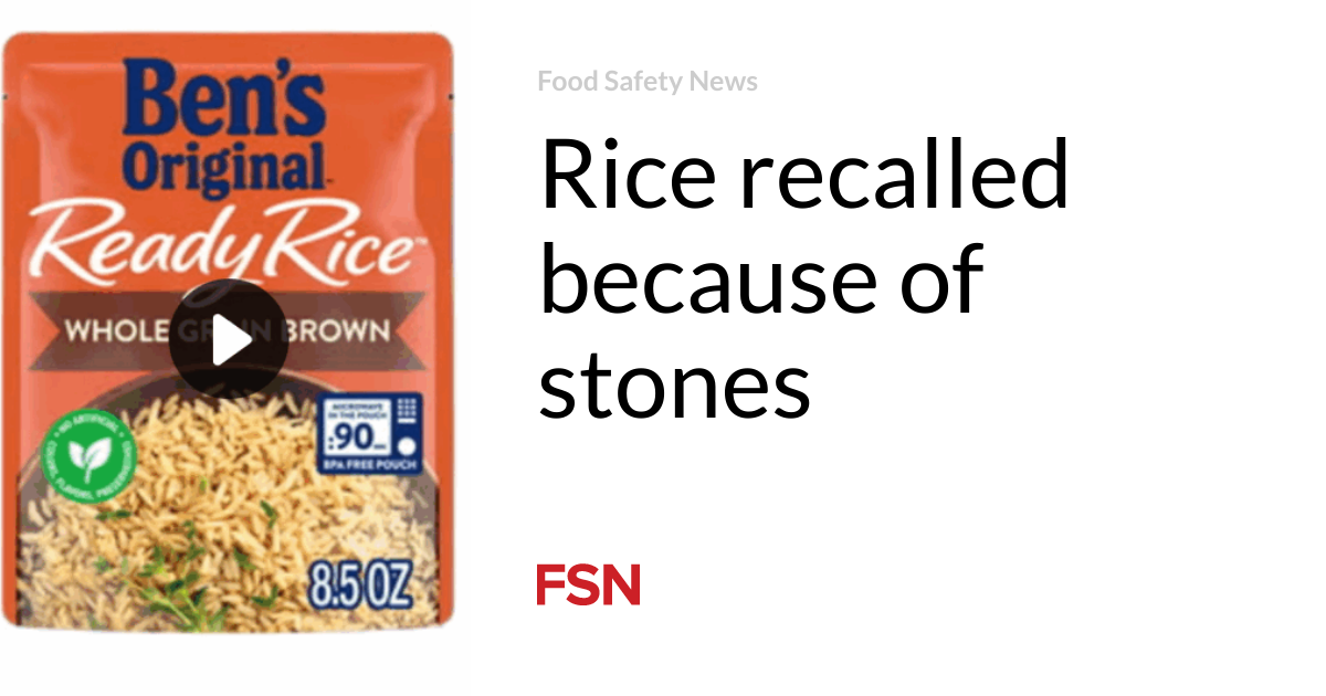 Wisconsin Rice Recall Rice recalled because of stones | Food Safety News