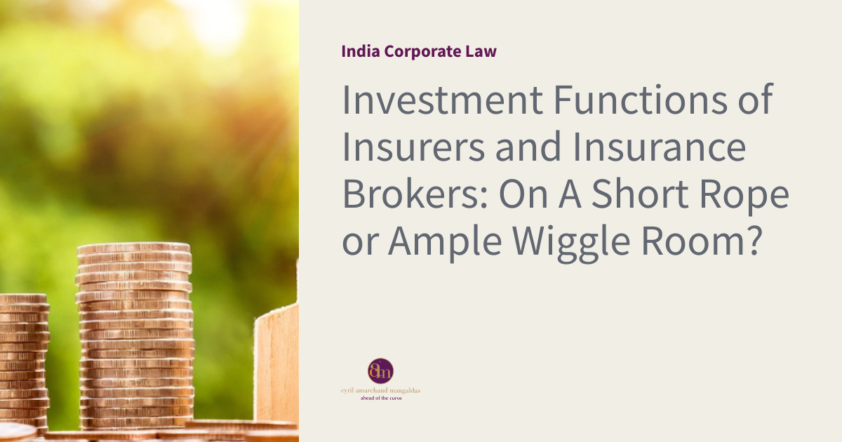 Investment Functions of Insurers and Insurance Brokers: On A Short Rope ...