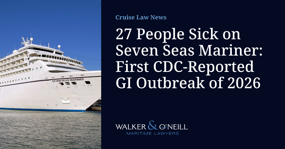 27 People Sick on Seven Seas Mariner: First CDC-Reported GI Outbreak of ...