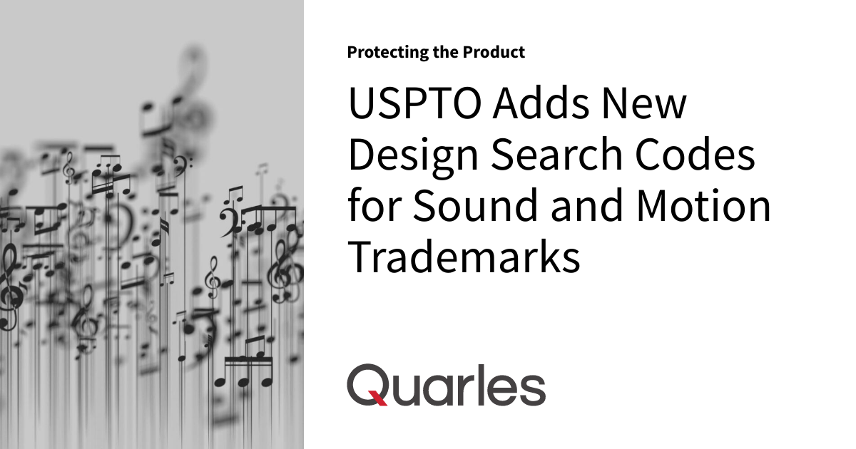 Photo inspiration: Trademark Database Search With Keyword Specificity Reference: Uspto Adds New Design Search Codes For Sound And Motion