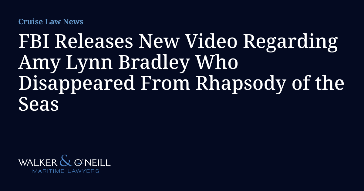 FBI Releases New Video Regarding Amy Lynn Bradley Who Disappeared From ...