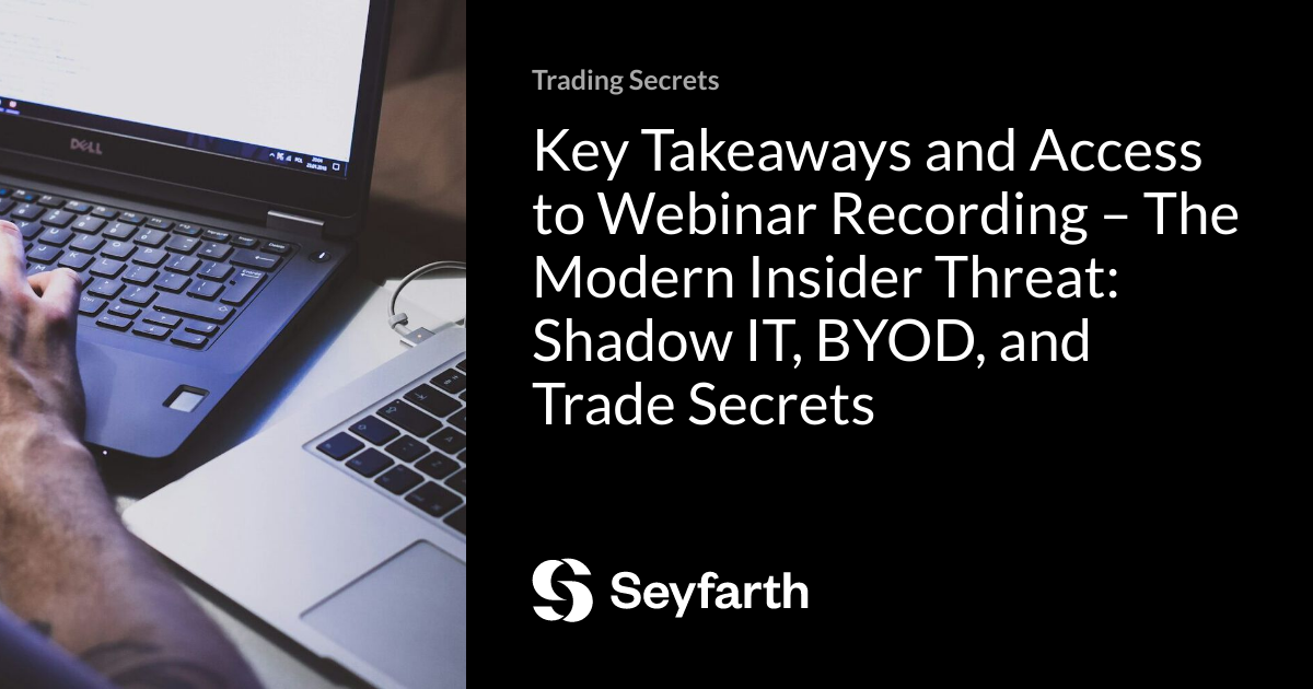 Trade Shadow Key Takeaways and Access to Webinar Recording – The Modern Insider ...